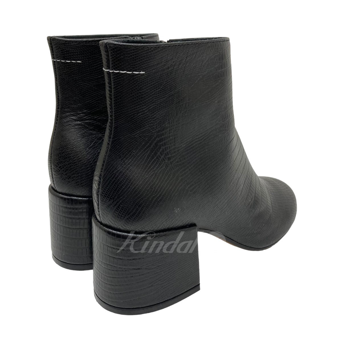 楽天市場】【中古】MM6 Maison Margielaサイドジップブーツ ブラック