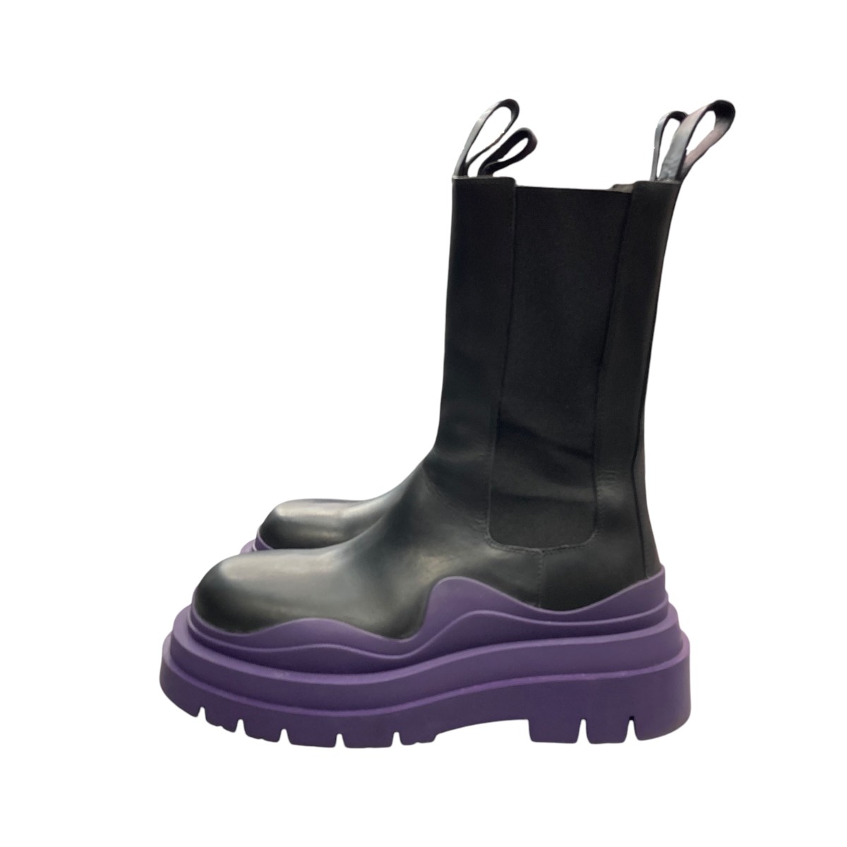 楽天市場】【中古】BOTTEGA VENETAタイヤブーツ ブラック サイズ：36