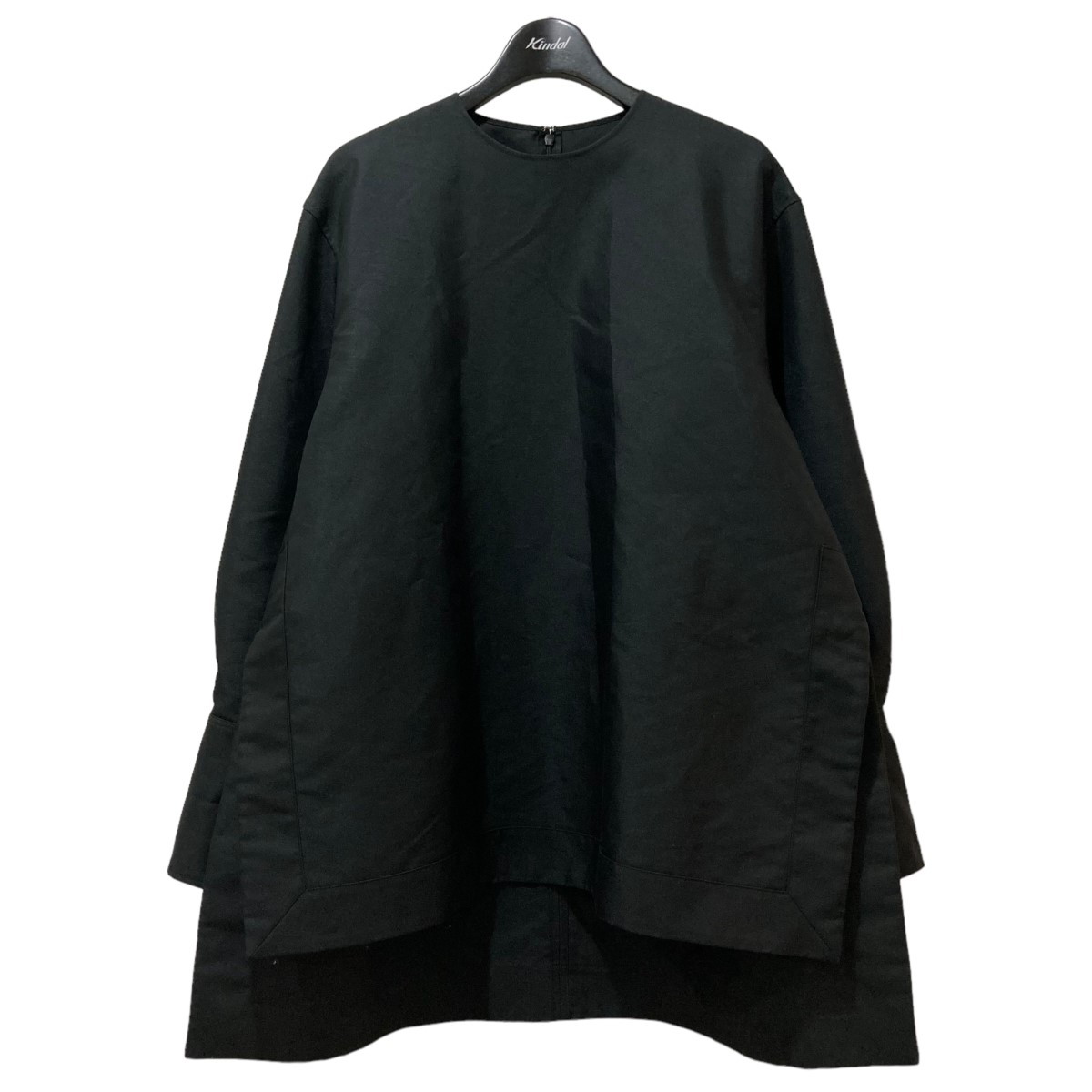 ローヘン lohen ハイカウントダブルクロスノーカラーブラウス