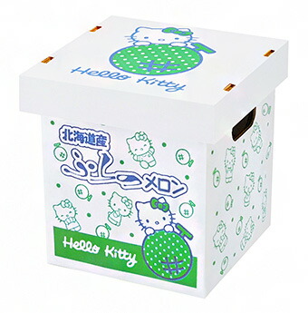 楽天市場】ハローキティふらのメロン1.6〜1.8kg×1玉【秀品】≪化粧