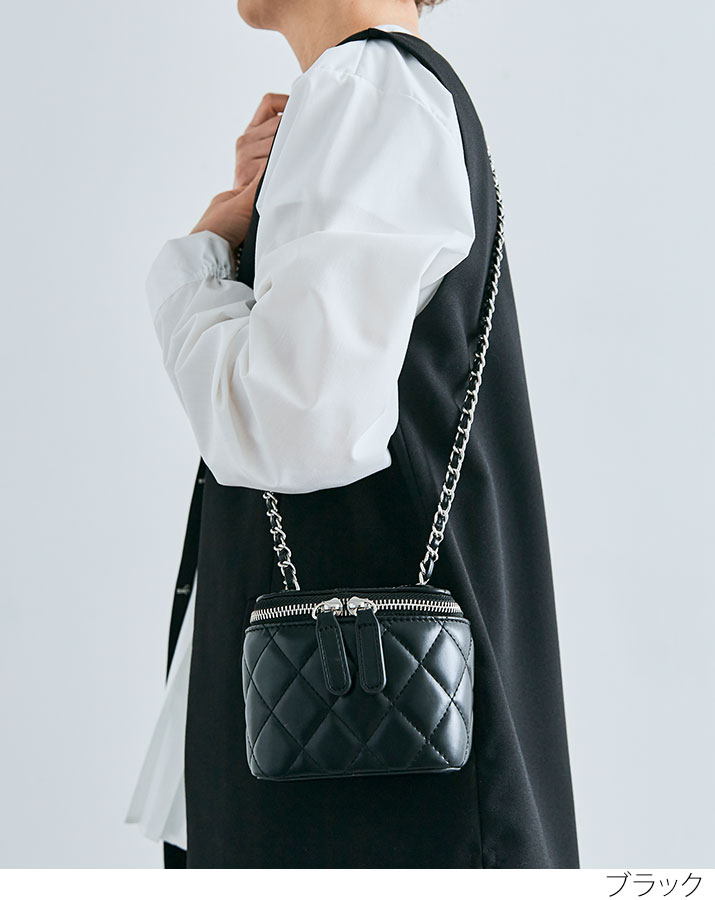 楽天市場】バッグ《ダイヤキルトバニティバッグ》全3色 レディース 鞄