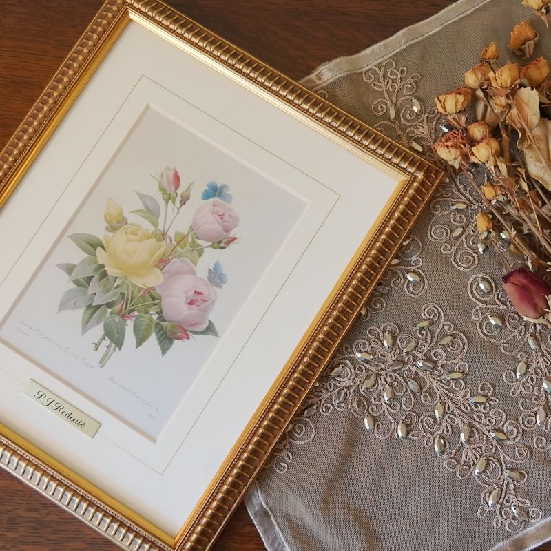 楽天市場】【スーパーセール価格】 絵画 インテリア ルドゥーテ ローズ