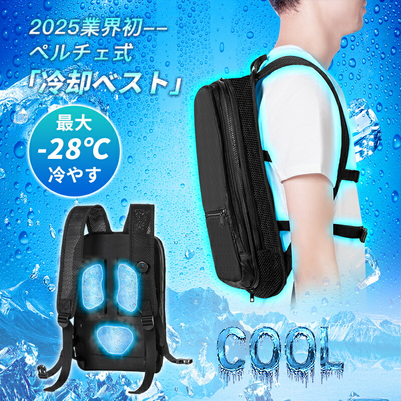 楽天市場】水冷服 冷却ベスト ペルチェ素子採用 水冷ベスト 青空 調