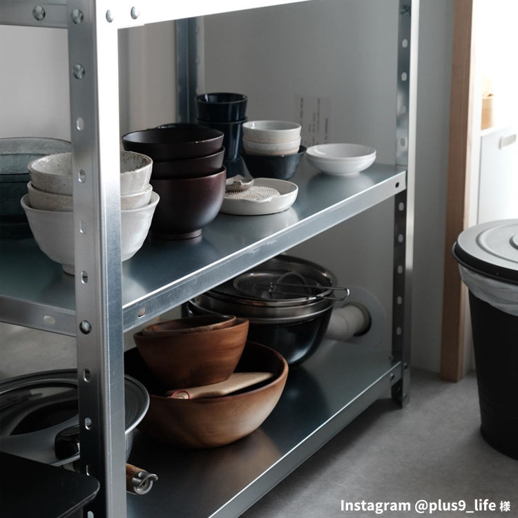 楽天市場】スチールラック スマートラック NSTR-427幅45×奥行45×高さ