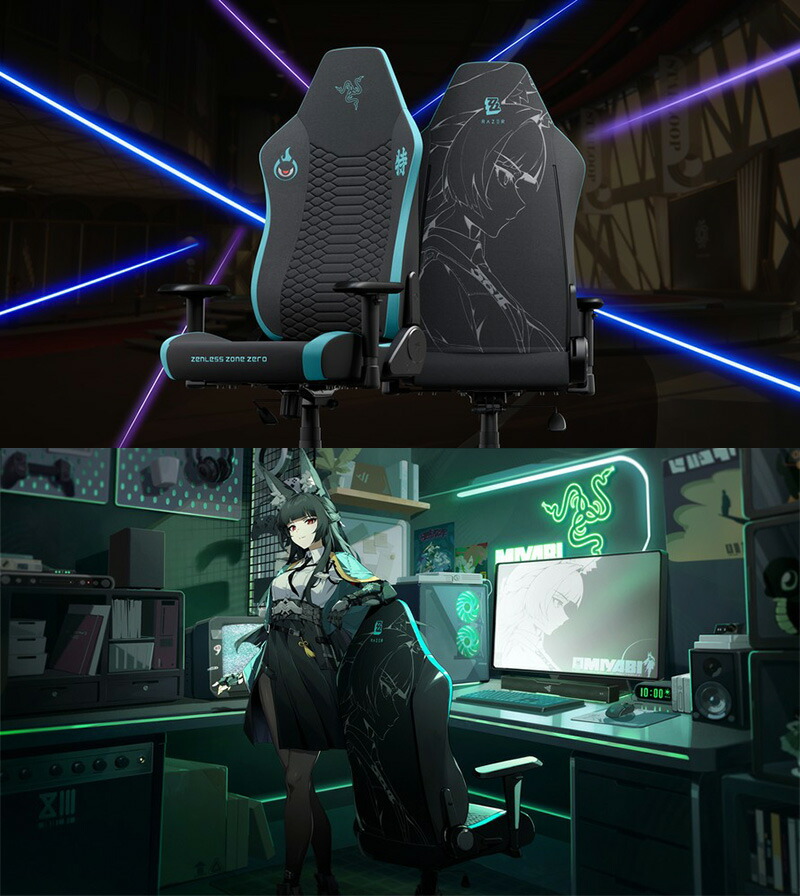 楽天市場】Razer x ゼンゼロ コラボ Razer Iskur V2 X Zenless Zone