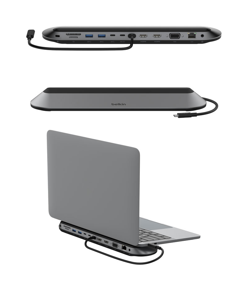 楽天市場】USBハブ ドッキングステーション BELKIN CONNECT