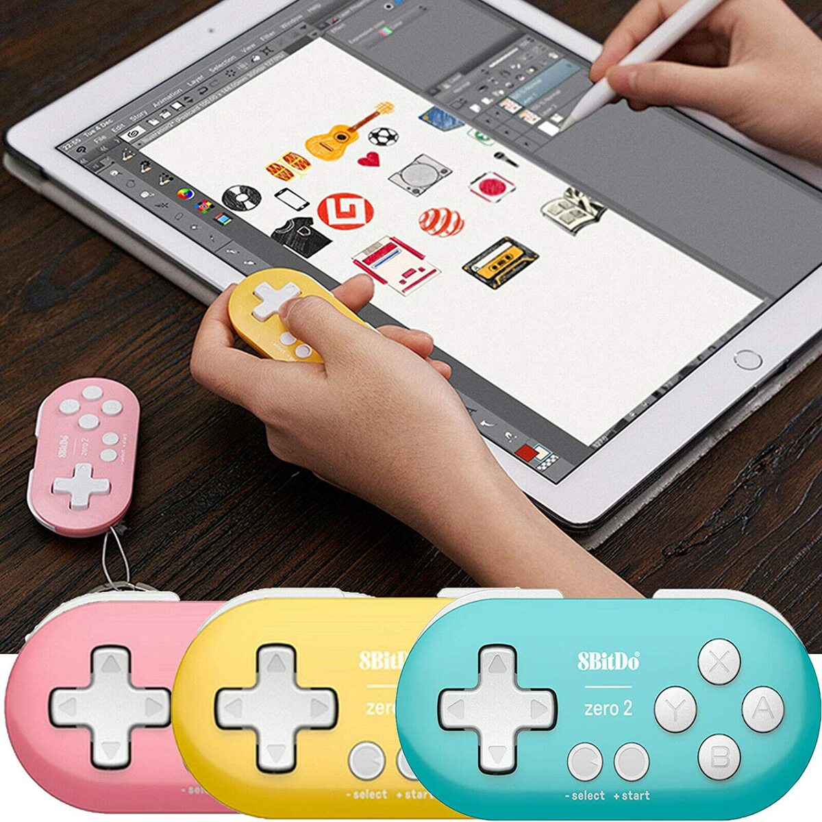 楽天市場】8BitDo zero2 8bitdo ZERO2 ゲームパッド コントローラー