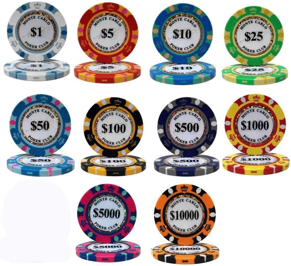 楽天市場】ポーカーチップ 10枚セット カジノチップ モンテカルロ 13.5