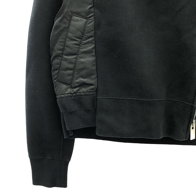 楽天市場】sacai / サカイ | MA-1 ドッキング スウェット ブルゾン