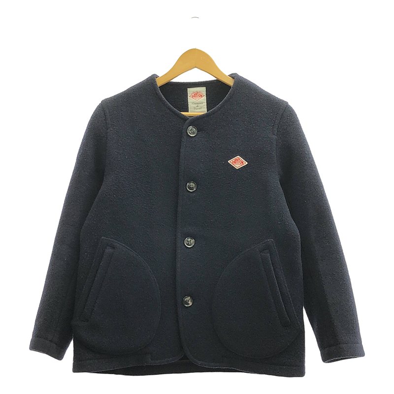 楽天市場】DANTON / ダントン | ノーカラーウールコート | 36