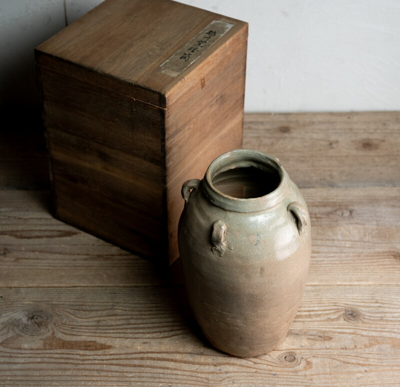 楽天市場】骨董○越州窯青磁四耳瓶○中国古玩 | 発掘品 | 唐時代頃-7