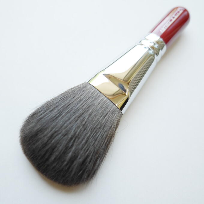 楽天市場】竹宝堂 熊野筆 メイクブラシ ジャンボフェイスブラシ 灰リス