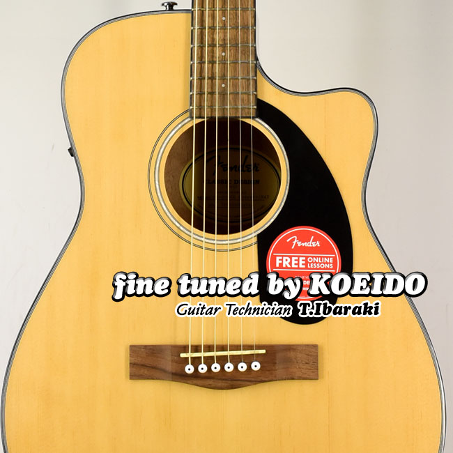 楽天市場】Fender Acoustics CC-60SCE Concert NAT(fine tuned by