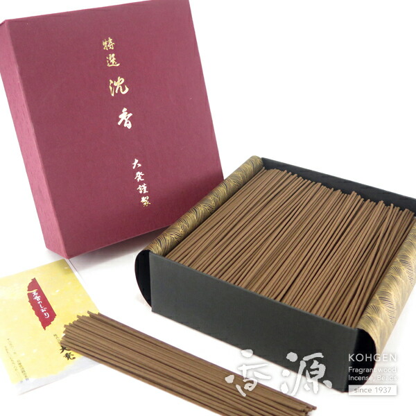 楽天市場】【寺院様向け】大発のお線香 特選沈香 大バラ詰 : お香