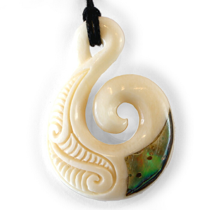 楽天市場】ニュージーランド ボーンカービング ペンダント ネックレス