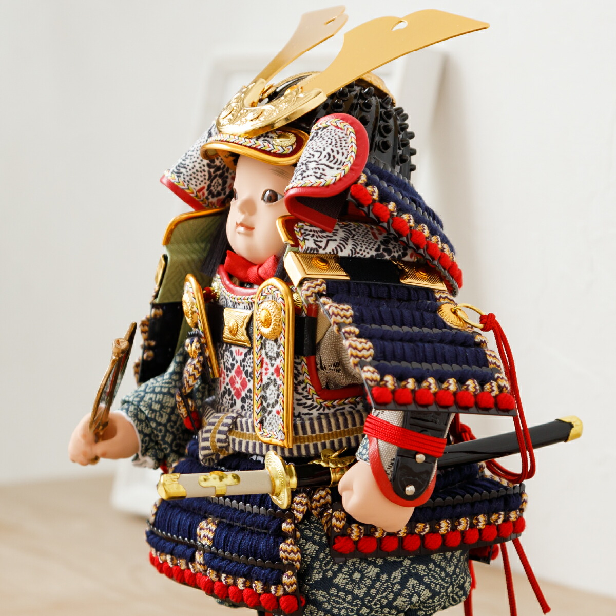 楽天市場】五月人形 コンパクト おしゃれ「幸一光作 子供大将飾り 翔