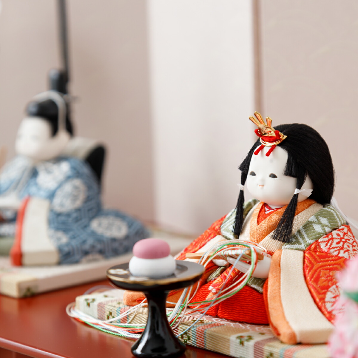 楽天市場】【3/1ワンダフルデーP最大4倍】 雛人形 木目込み 福(ふく