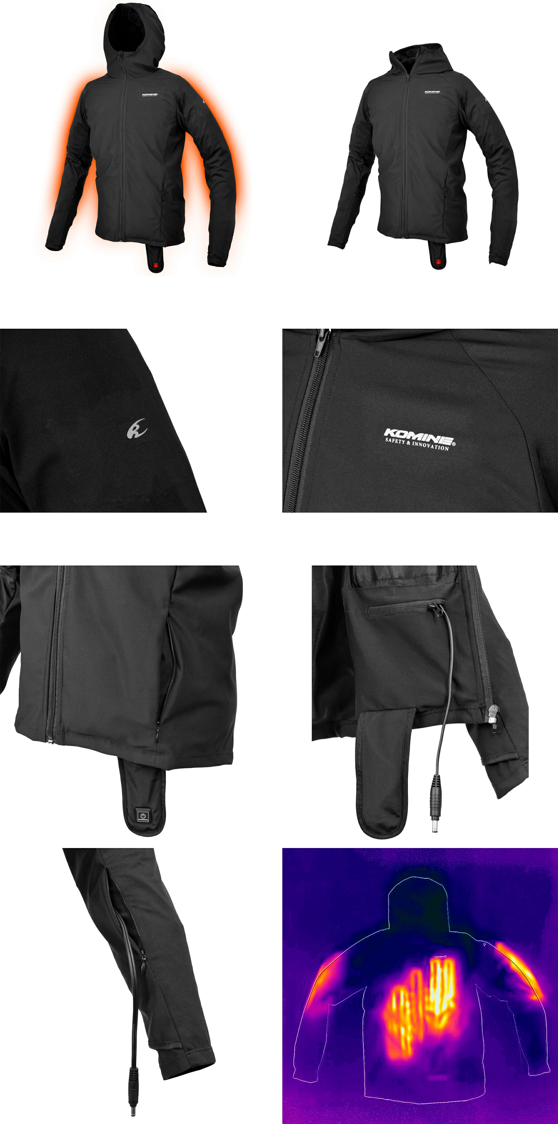 楽天市場】【公式】コミネ KOMINE EK-312 12V WPエレクトリック