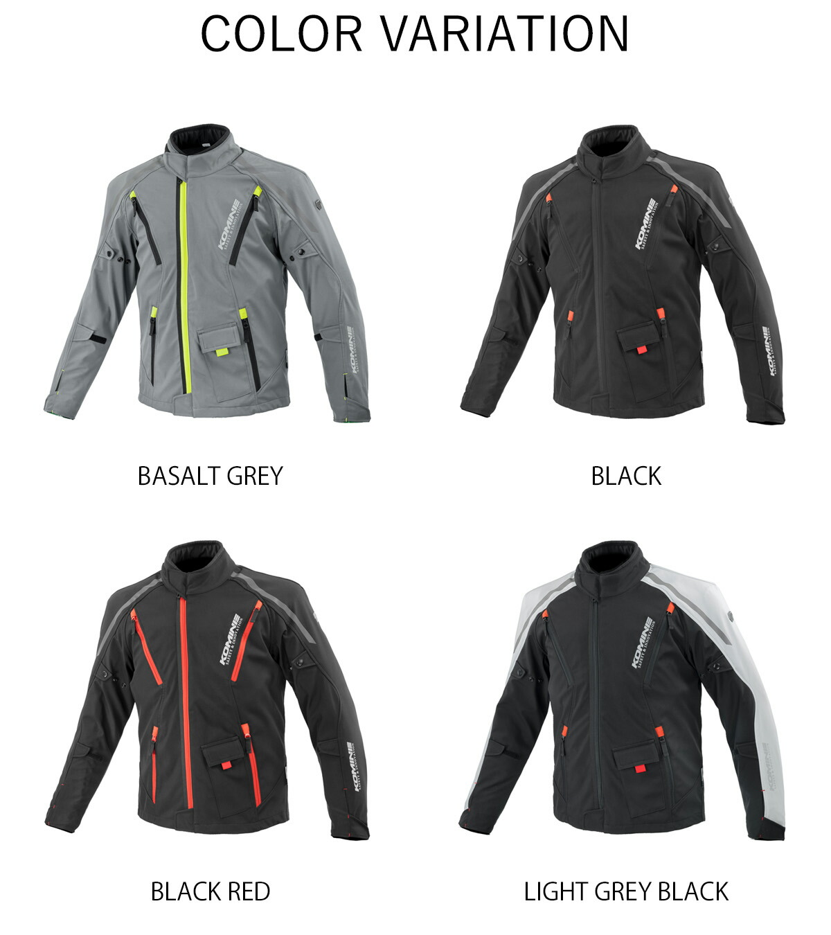 楽天市場】【公式】コミネ KOMINE JK-627 プロテクトソフトシェル