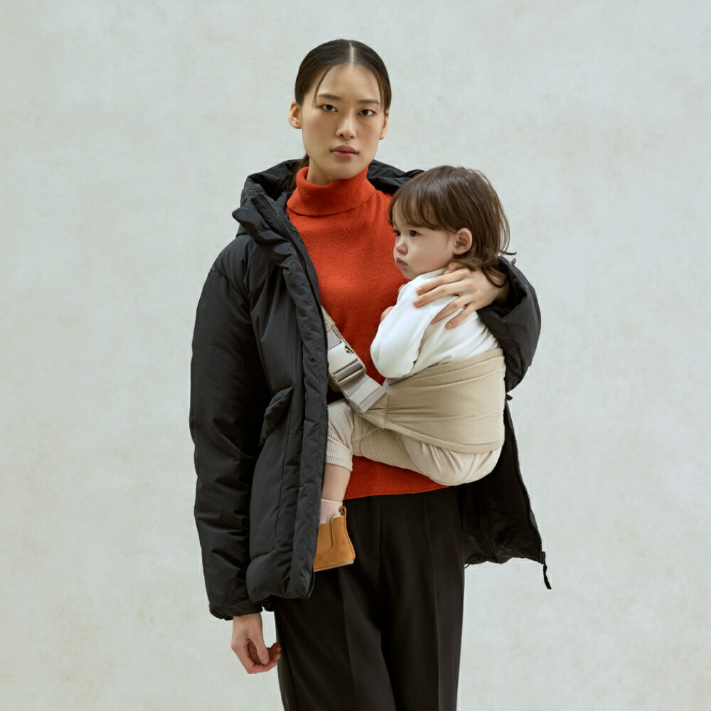 楽天市場】ベビーキャリアアウター】抱っこ紐の上から着られる ママ