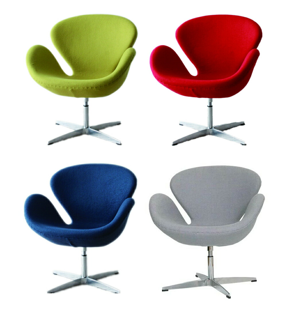 楽天市場】☆アルネ・ヤコブセン スワンチェア リプロダクト 椅子