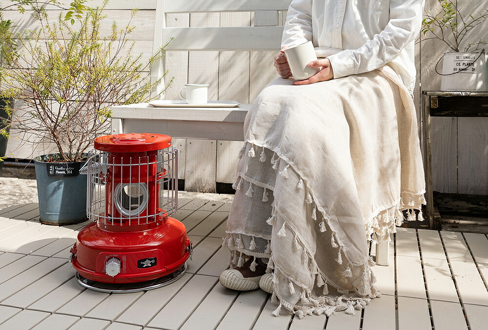 ガスストーブ アラジン 暖房器具 ホワイト 専用袋付き ガスストーブ