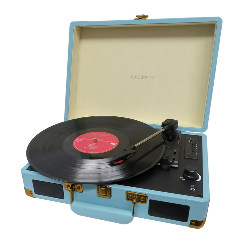 楽天市場】レコードプレーヤー スピーカー内蔵 bluetooth USB