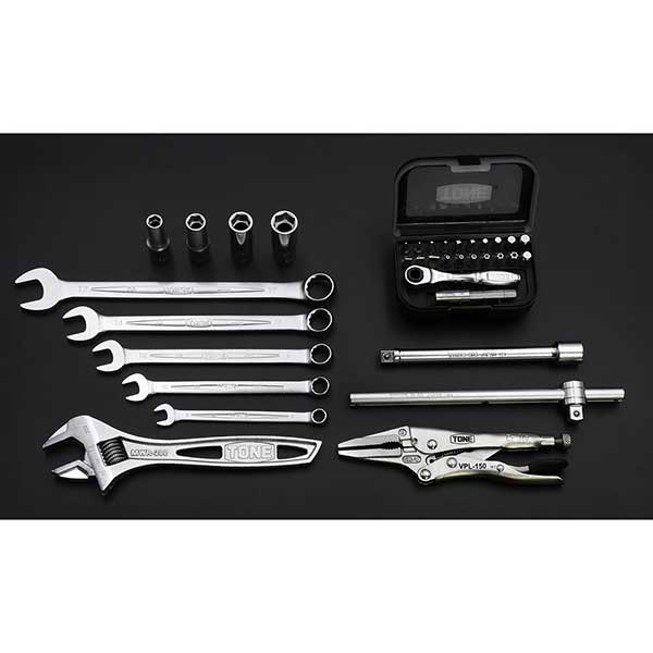楽天市場】☆TONE/トネ TSA3171 バイクメンテナンス用ツールセット 9.5
