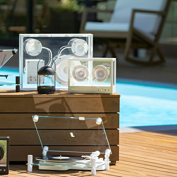 TRANSPARENT スモール トランスペアレント スピーカー ホワイト