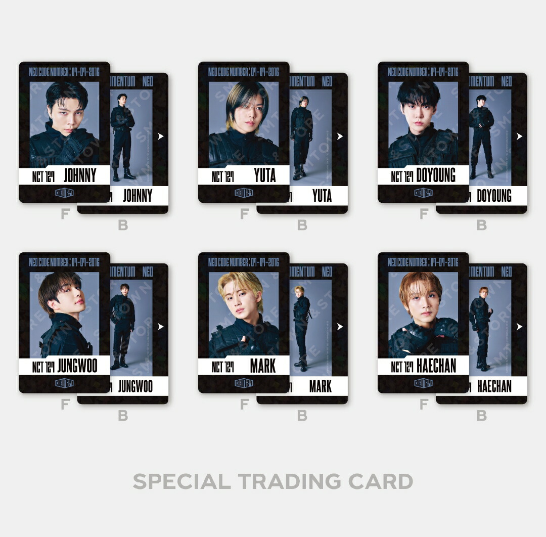 楽天市場】NCT127 - RANDOM TRADING CARD SET/ 4TH TOUR 'NEO CITY