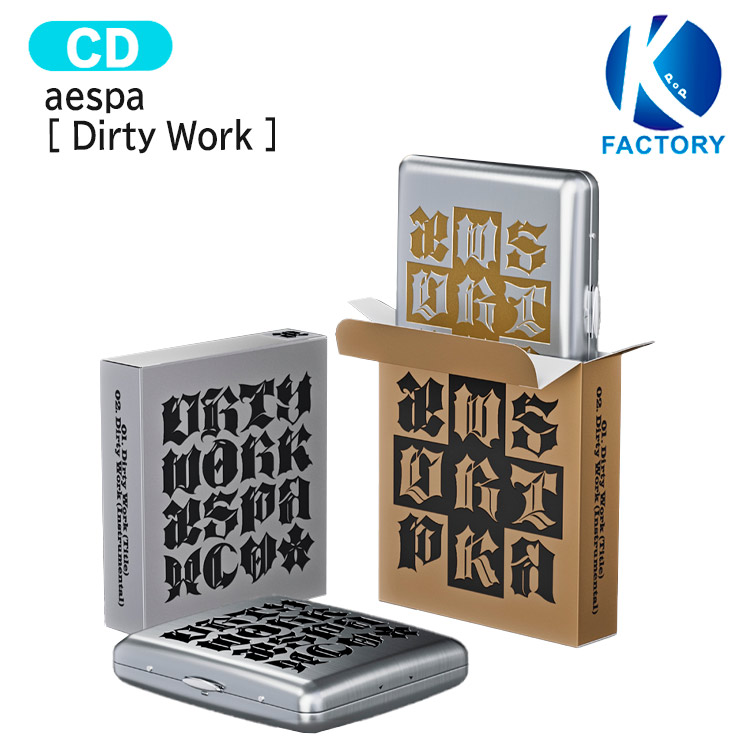 楽天市場】[当店限定特典付] aespa Dirty Case Ver. [ Dirty Work ] 2