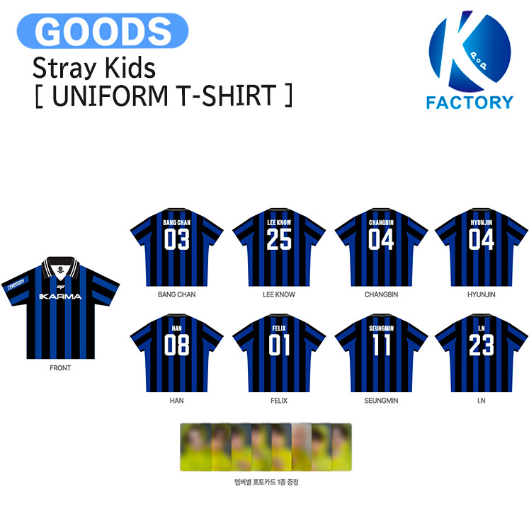 楽天市場】Stray Kids [ UNIFORM T-SHIRT ] KARMA POP-UP STORE / T