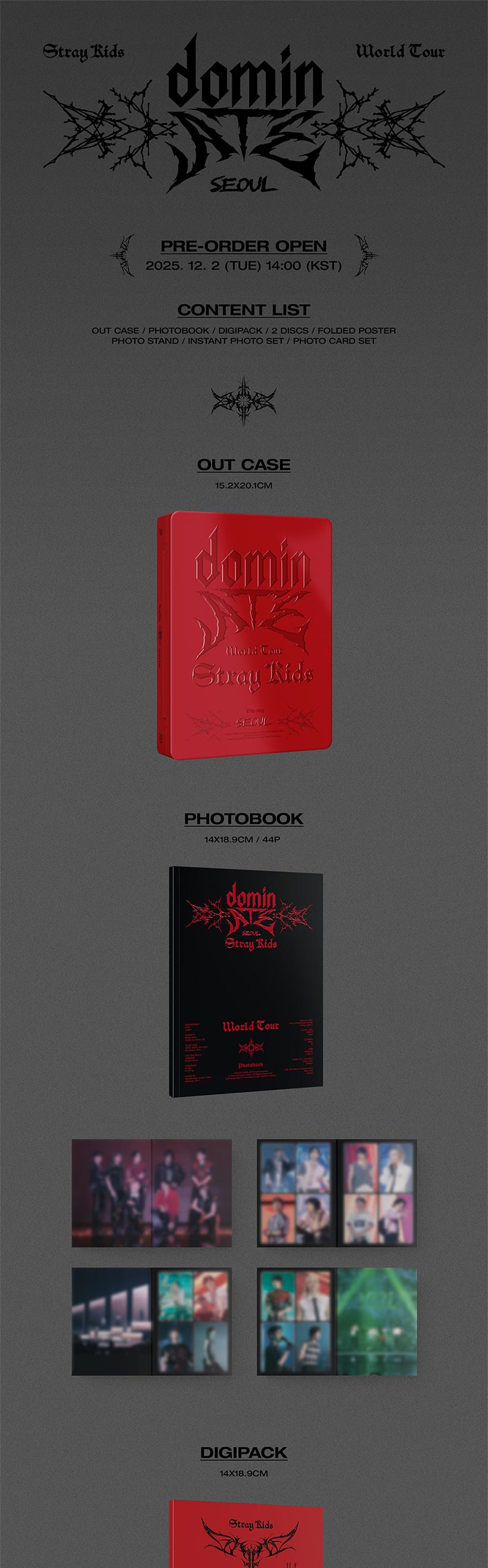 楽天市場】【Pre-Order特典付】 Stray Kids WORLD TOUR DOMINATE SEOUL