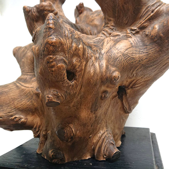 楽天市場】0287 木のオブジェ 木の飾り物置物 古道具 木 古民具 レトロ