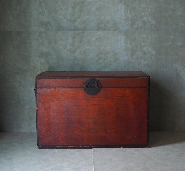 楽天市場】長持ち 木製収納箱 0005タンス 収納 書籍箱 木製古道具 古民