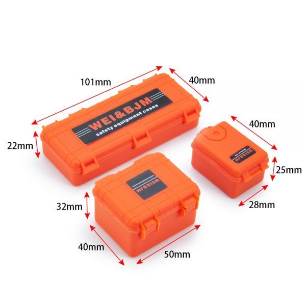 楽天市場】ラジコン 1/10 スケールパーツ 収納BOX 3点セット RCパーツ