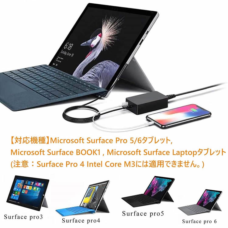 Microsoft Surface Pro4ジャンク箱、充電器、指紋カバー付 Microsoft