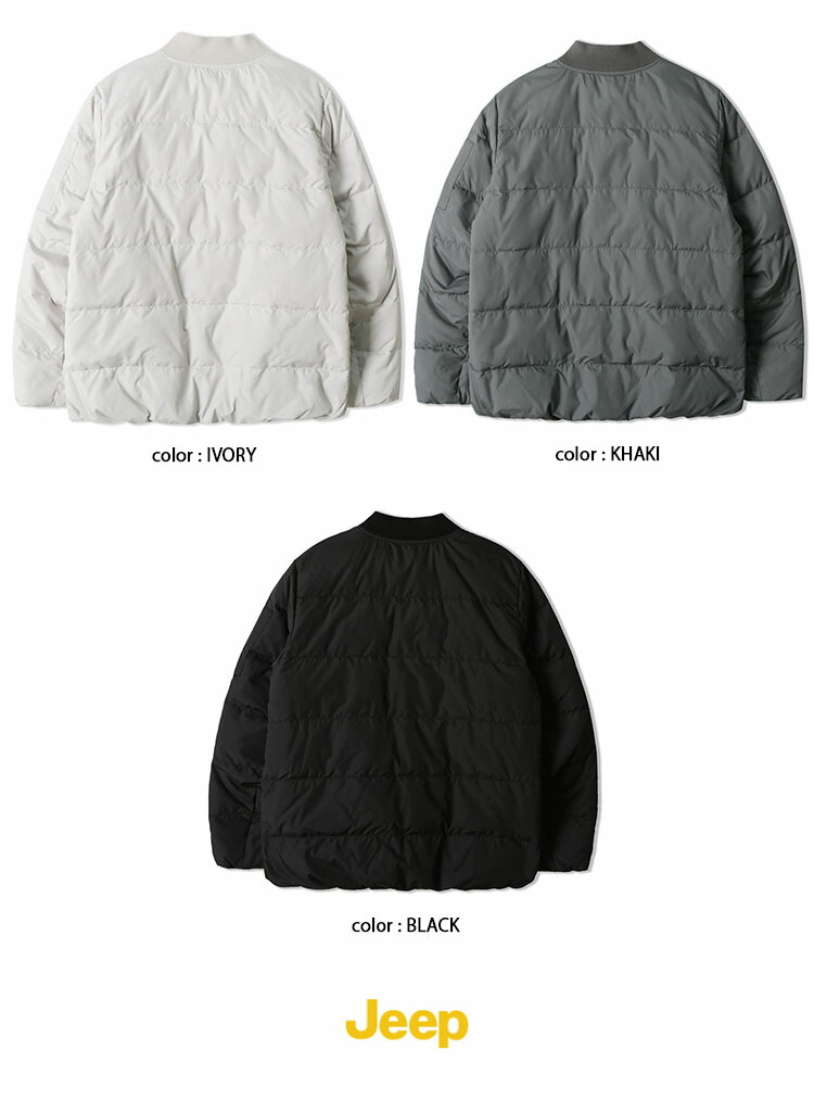 楽天市場】Jeep ジープ ダウンジャケット 1941 WAPPEN DOWN JUMPER