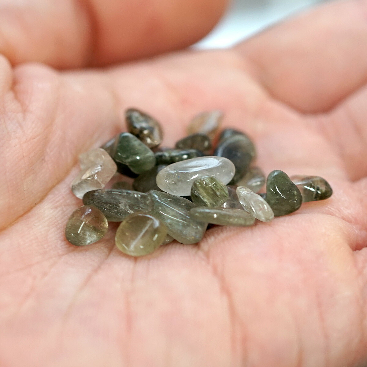 楽天市場】グリーンルチル さざれチップ 100g | 細石 浄化