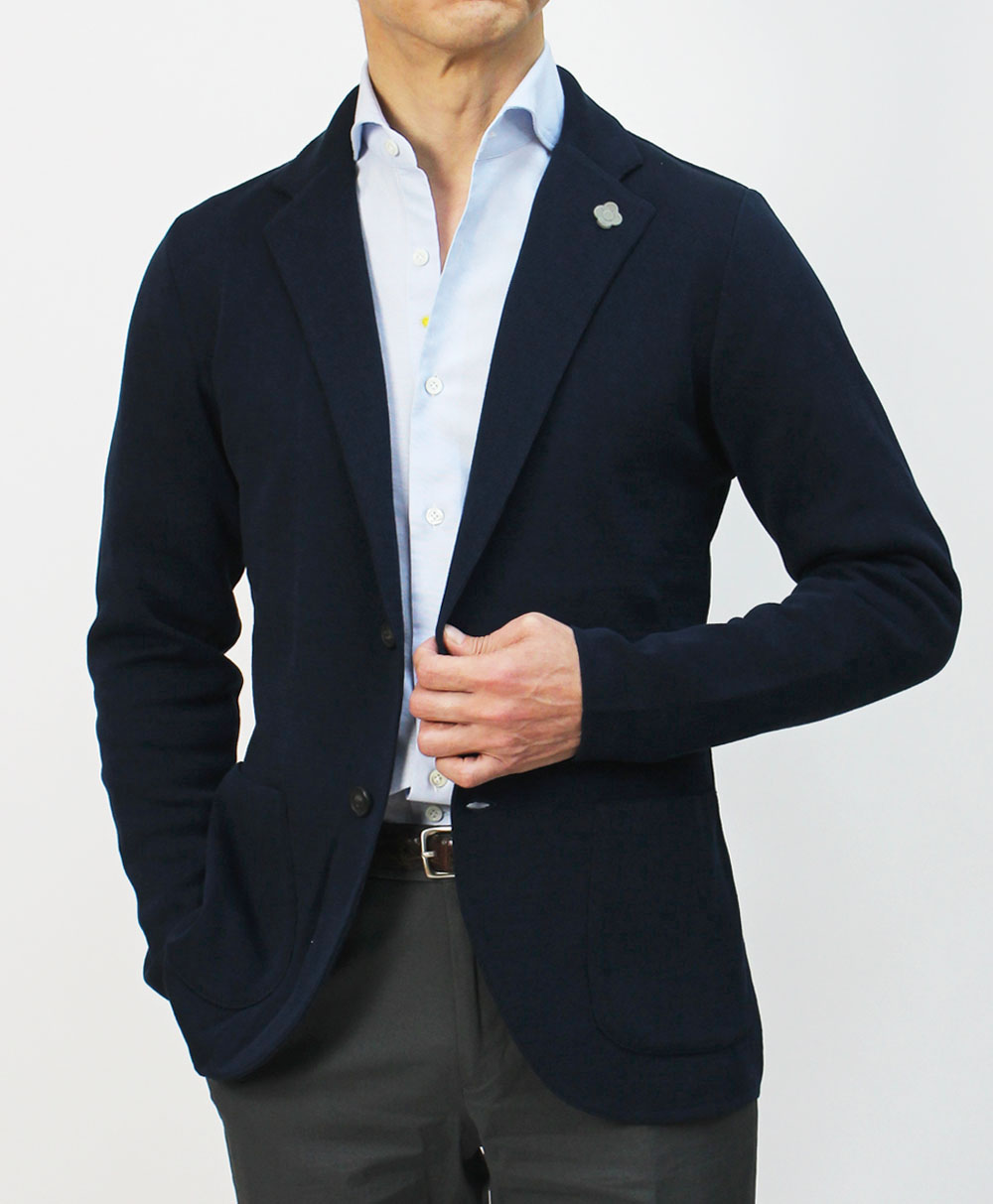 楽天市場】ラルディーニ / LARDINI / ニット ジャケット / 細身型