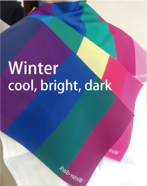 楽天市場】パーソナルカラー 診断用 簡易ドレープ 12分類 布 春夏秋冬