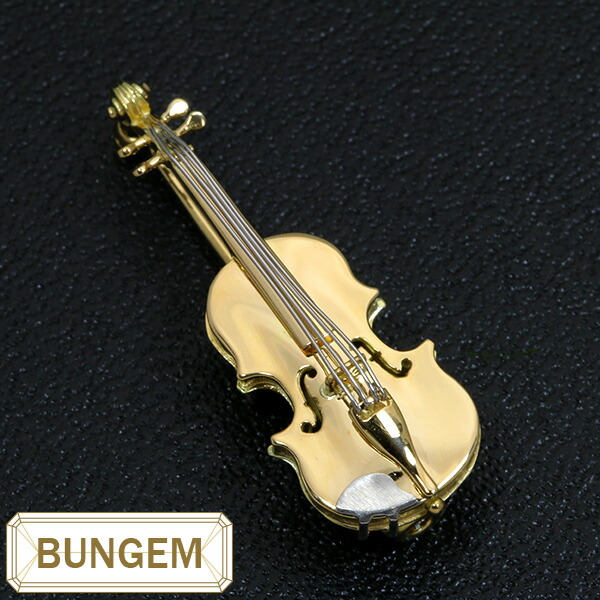 楽天市場】楽器GAKKI ヴァイオリン（バイオリン violin） ブローチ 18