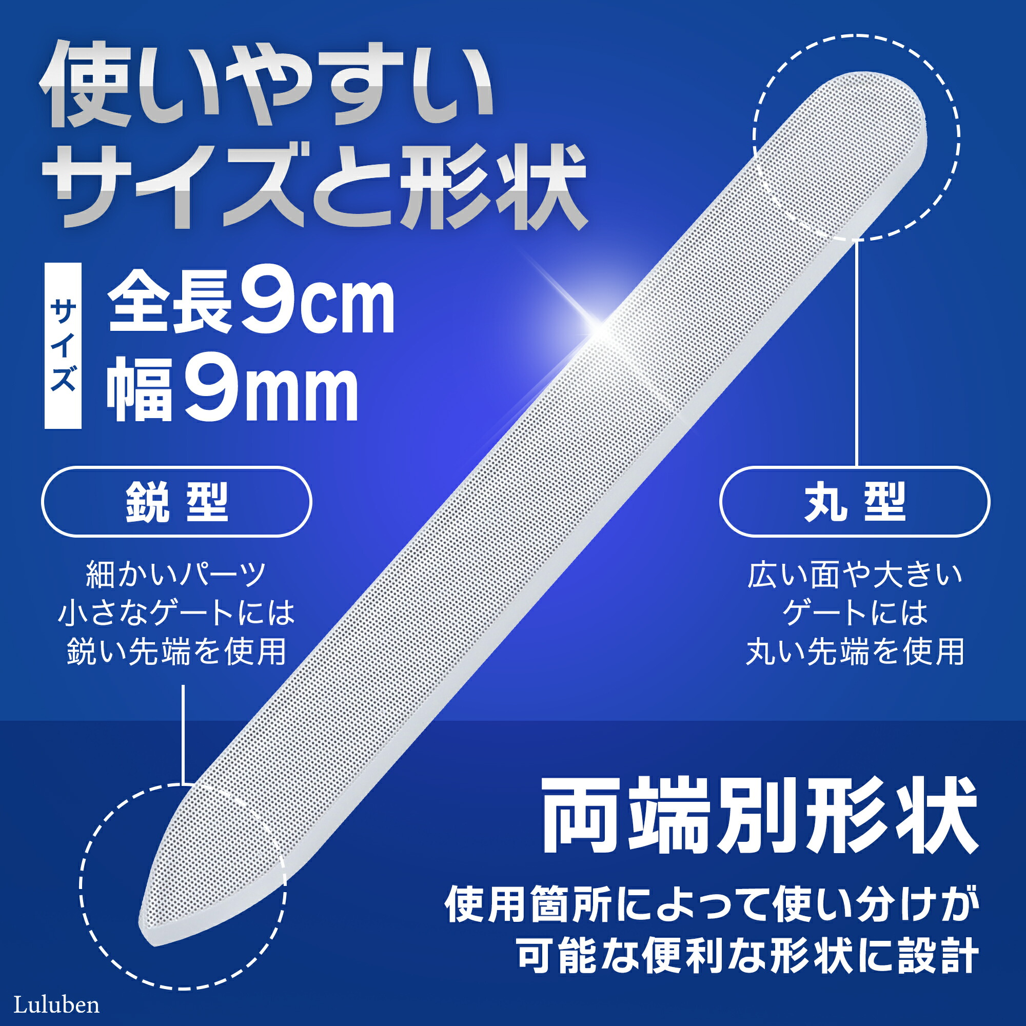 楽天市場】ガラスヤスリ ガンプラ プラモデル 工具 模型 ゲート処理 5