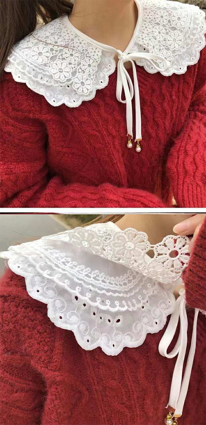 楽天市場】1A5 3タイプ付け襟 レディース 3層通気性サマーホワイト