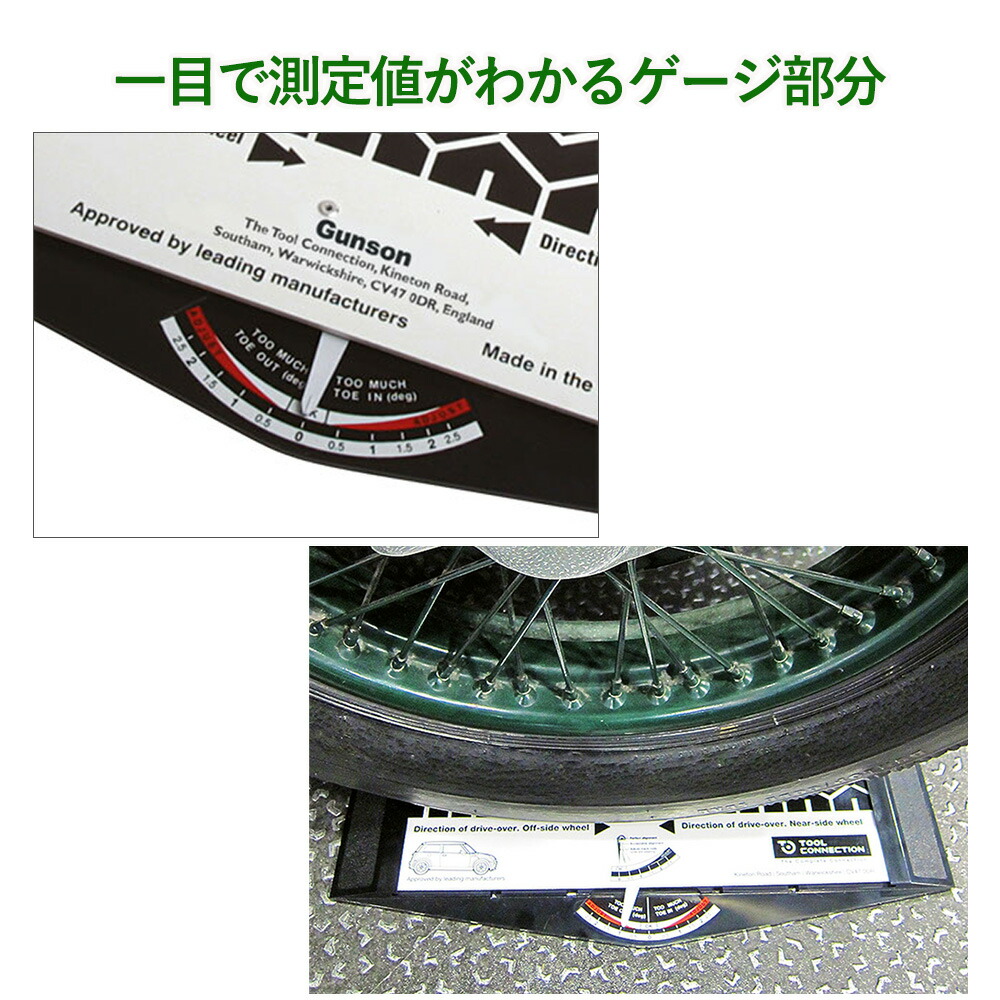 Gunson G4008 TRAKRITEサイドスリップテスター マットセット Gunson