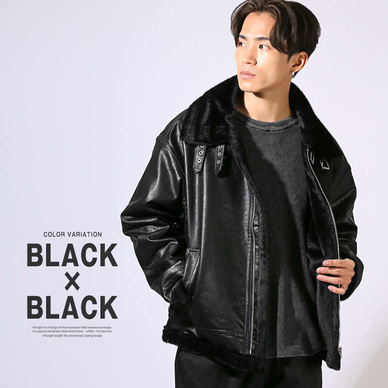 楽天市場】【送料無料】B-3ジャケット ムートンジャケット メンズ