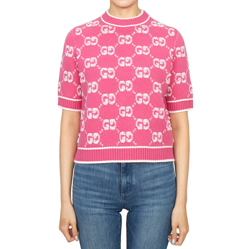 楽天市場】グッチ GUCCI（カラーピンク）（ニット・セーター｜トップス