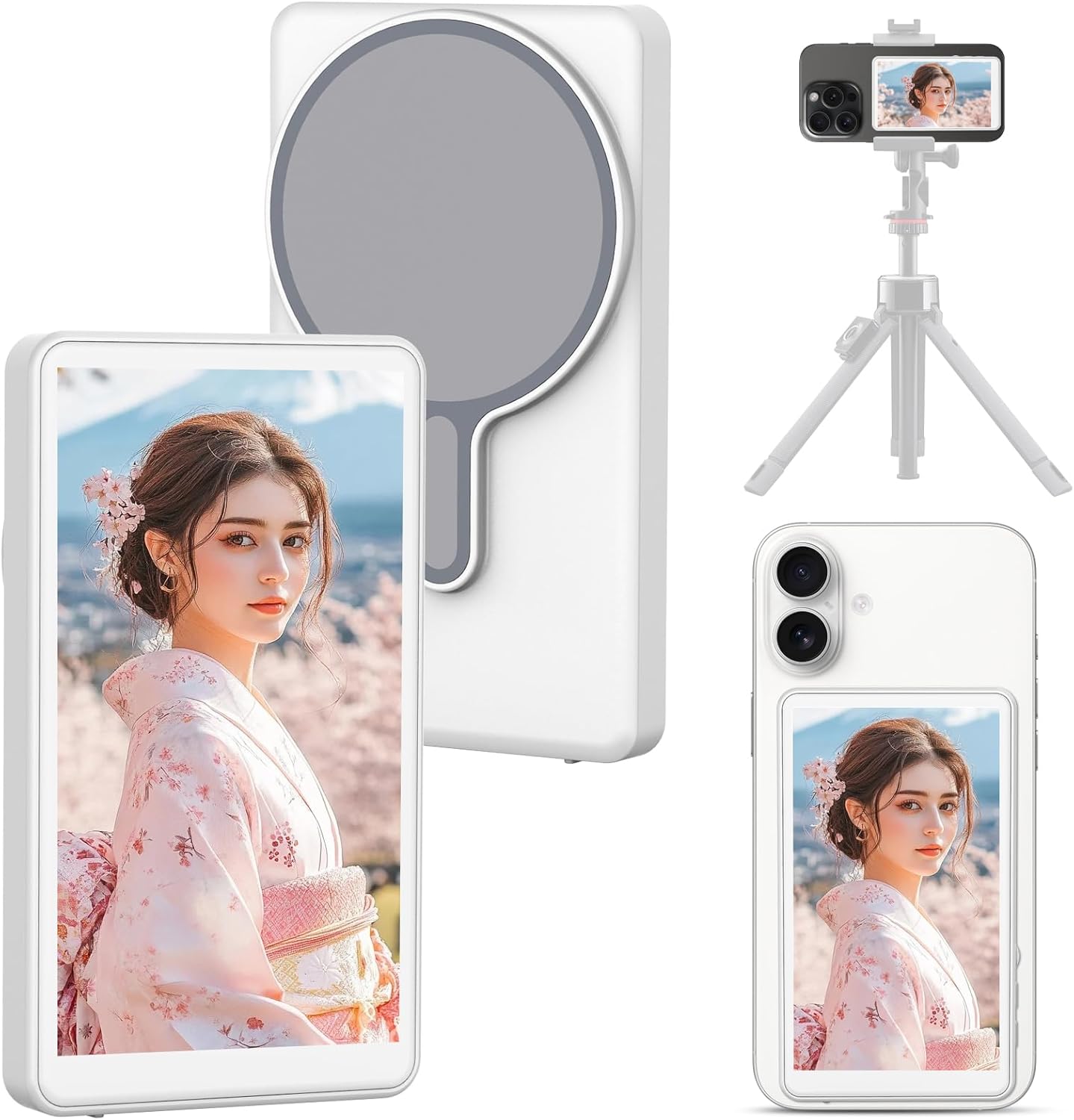 楽天市場】自撮りモニター Vlogポータブルモニター iphone モニター