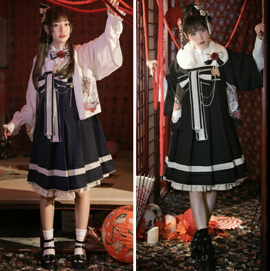 楽天市場】【一部即納あり】ロリータ NyaNya 和風 ミドル丈ジャンパー