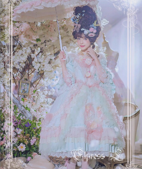 楽天市場】ドレスワンピース Elpress L 青木美沙子さんコラボ商品 七分